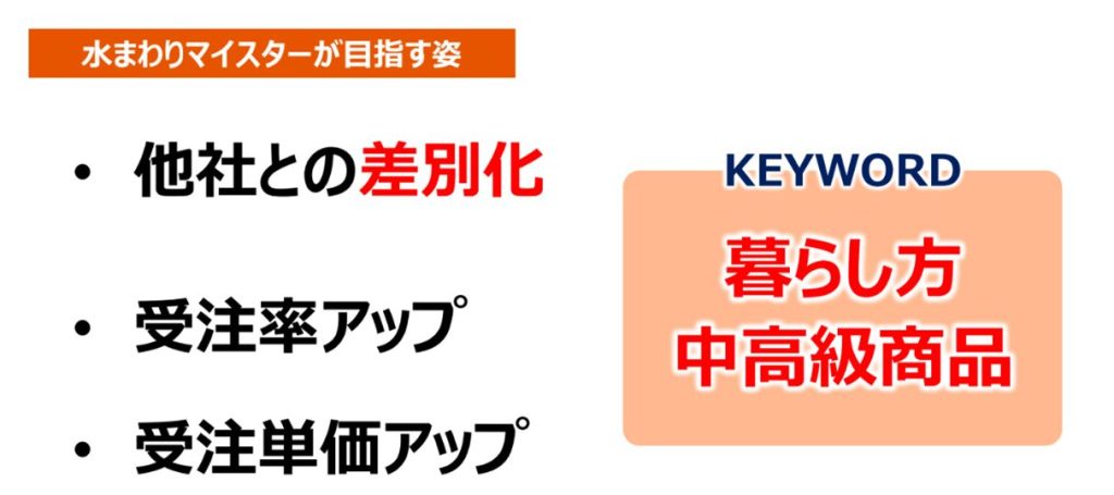 水まわりマイスターの目指す姿