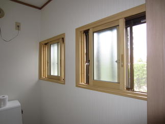 二重サッシで断熱性アップ