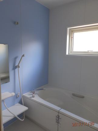 冬でも快適なユニットバス