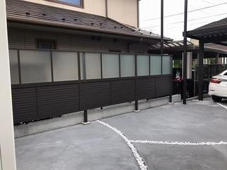 プライバシー確保！フェンスAB