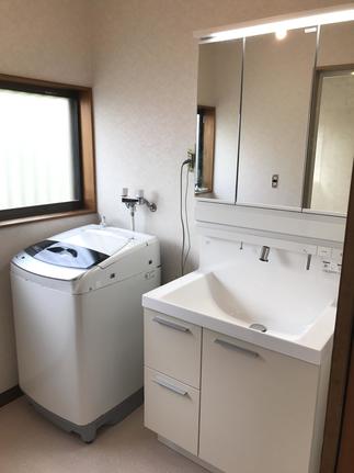 洗面化粧台交換