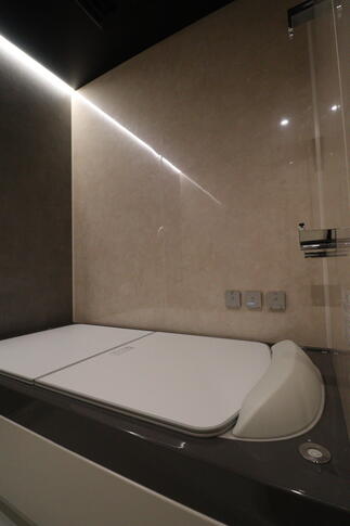 調光で表情の変化が楽しめるライン照明