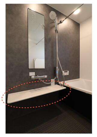 ワンアクションで折りたたみ。外して洗えて、裏までキレイ　まる洗いカウンター