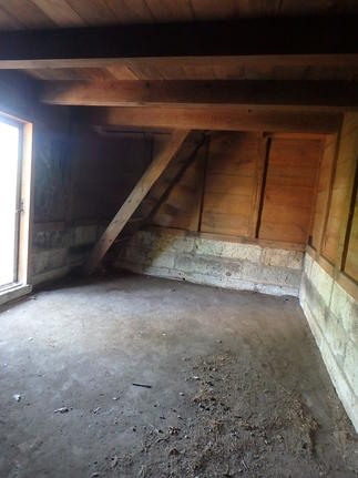 長屋門　内部～着工前～