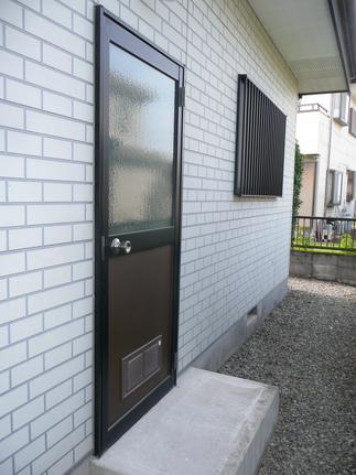 今までの勝手口ドア