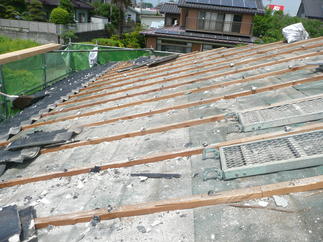 セキスイかわらU撤去