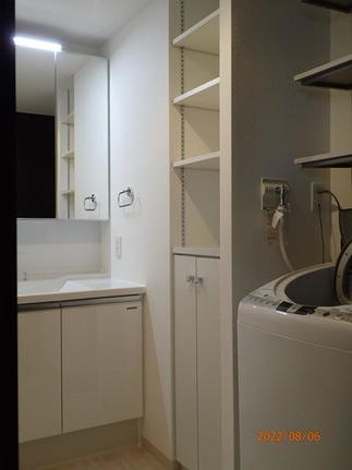 洗面化粧台交換後