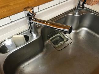 節湯タイプのキッチン水栓
