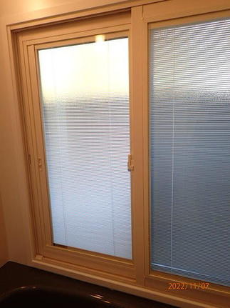 内窓インプラス「ブラインドイン」タイプ工事後