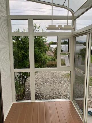 木目のデッキボード