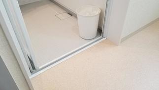 洗面室から浴室への段差解消