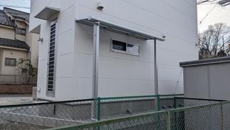 壁面テラス設置