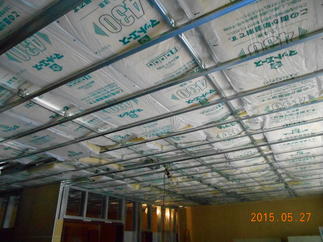 断熱材施工状況