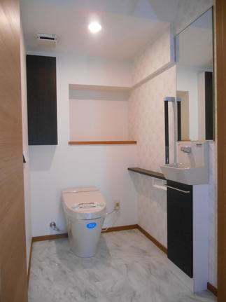 広々とした快適なトイレの空間に生まれ変わりました！