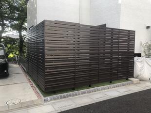 アルミフェンスを設置しました