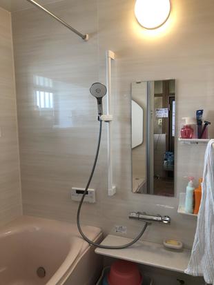 在来のお風呂をユニットバスにリフォームしました