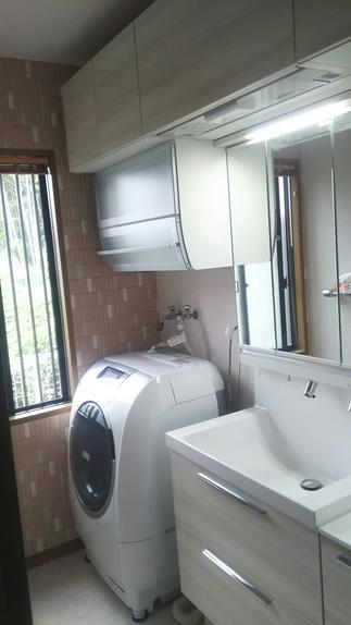 収納が充実した洗面所で整理整頓がらくちんに