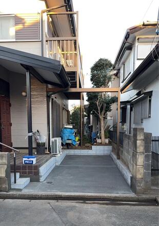 外構工事で庭を車庫へ