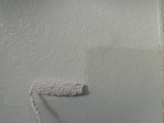 施工中の様子（外壁塗装）