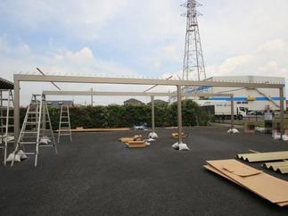 施工中の様子（1）