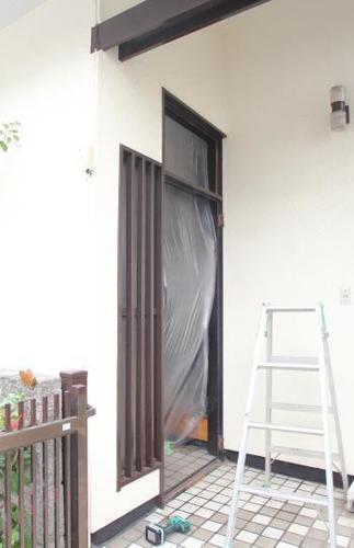 施工中の様子　①