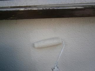 外壁―塗装中の様子