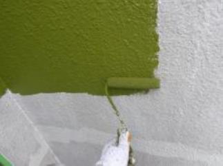 外壁塗装の様子①