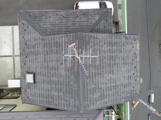 施工前　真上よりドローンカメラで撮影