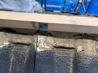 棟工事の様子①