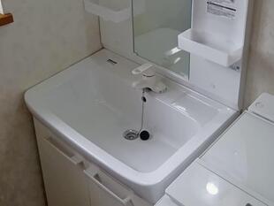 春日部市　洗面化粧台入れ替えリフォーム