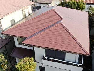 春日部市　棟補修から屋根・外壁塗装事例