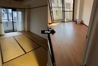 和室⇒洋室