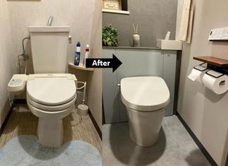☆トイレ　Before＆After☆