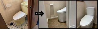 ☆トイレ　Before＆After☆