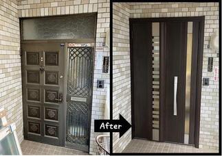 ☆玄関ドア　Before＆After☆