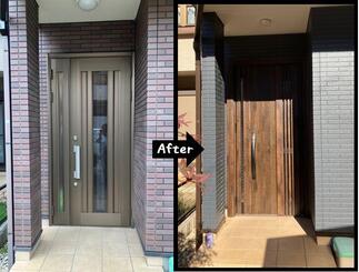 ☆玄関ドア＆玄関　Before＆After☆