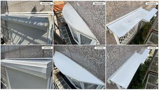 ～庇・シャッターＢＯＸ塗替え～