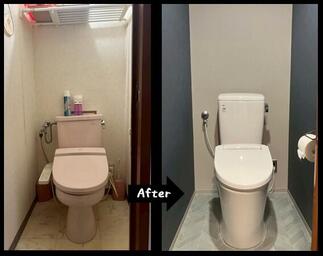 ☆トイレ　Before＆After☆