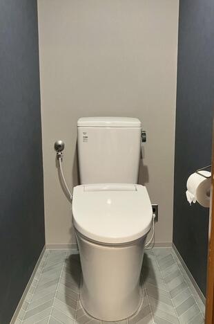☆柏市 W様邸 壁紙選びで清潔感あるお気に入りのトイレへ☆