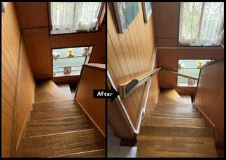 ☆階段手摺　Before＆After☆