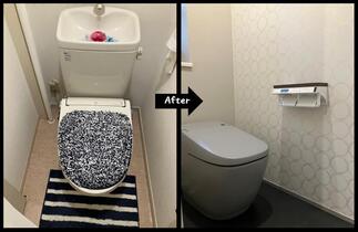 ☆トイレ　Before＆After☆