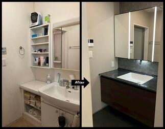 ☆洗面化粧台　Before＆After☆