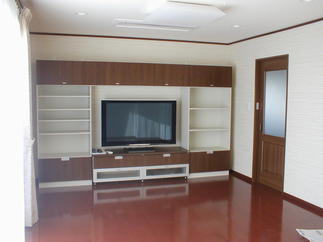 リビングのシステム収納