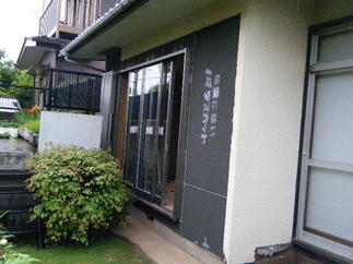 広縁　外壁下地