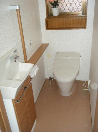 トイレ完成