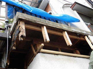 外壁下地部修理