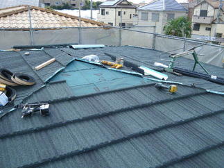 鋼板屋根Tルーフ取付