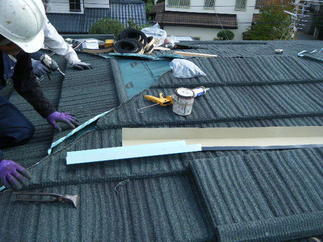 Tルーフ施工状況