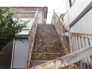 塗装面ケレン剥離