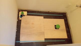 既存の床を補修